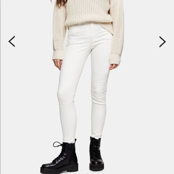 Topshop Denim - Topshop Jamie White Skinny Jeans